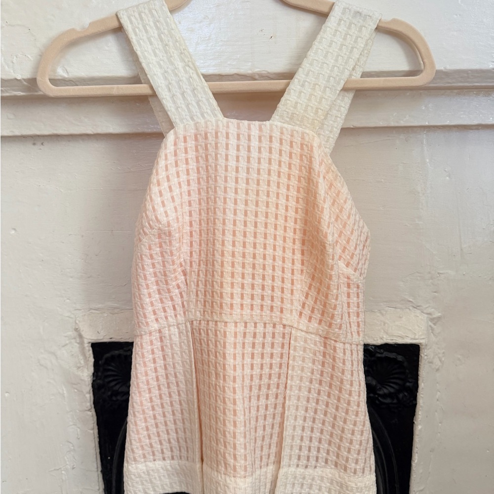 Anthro Maeve Basketweave Lined Top